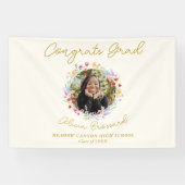 ワイルドフラワーエレガントフローラ卒業写真 横断幕 (横)