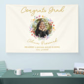 ワイルドフラワーエレガントフローラ卒業写真 横断幕 (トレードショー)