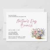 ワイルドフラワーエレガントフローラ母の日ブランチ 招待状 (正面)