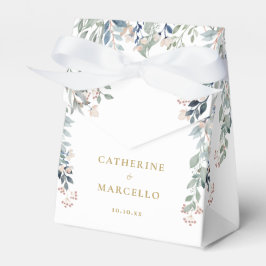 ワイルドフラワーエレガントフローラ結婚金ゴールド フェイバーボックス