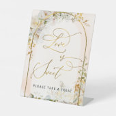 ワイルドフラワーエレガントブライダルシャワースイートトリート 台座サイン (正面)