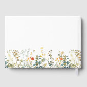 ワイルドフラワーエレガントブライダルシャワー ゲストブック (裏面)