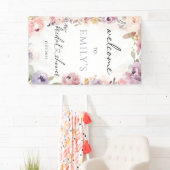 ワイルドフラワーエレガントブライダルシャワー 横断幕 (インサイチュ)