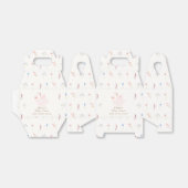 ワイルドフラワーエレガントプリンセススワンガールベビーシャワー フェイバーボックス (折り畳みなし)