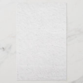 ワイルドフラワーエレガントボタニカルブライダルシャワーゲーム (裏面)