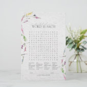 ワイルドフラワーエレガントボタニカルブライダルシャワーゲーム (スタンド正面)