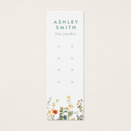 ワイルドフラワーエレガントマルチイヤリングディスプレイカード