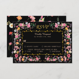 ワイルドフラワーエレガントメドウ春庭園の結婚式 出欠カード