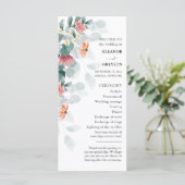 ワイルドフラワーエレガントユーカリプウェディングプログラム (スタンド正面)