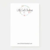 ワイルドフラワーエレガントラインアートリース ポストイット (正面)