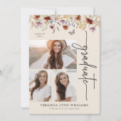 ワイルドフラワーエレガント写真院生 案内状 (正面)