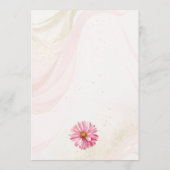 ワイルドフラワーエレガント庭園の結婚式プログラム プログラム (裏面)