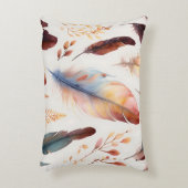 ワイルドフラワーエレガント枕 – 鮮やかフローラデザイン アクセントクッション (正面(垂直))