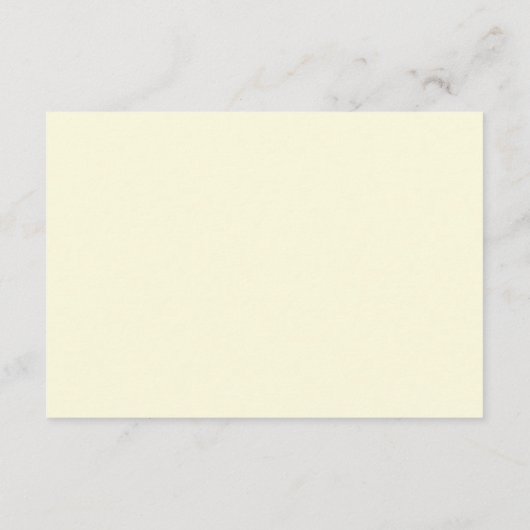 ワイルドフラワーエレガント赤ちゃんシャワーフローラありがとう エンクロージャーカード (裏面)