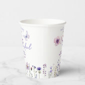 ワイルドフラワーオネダーフル1st誕生日紙カップ 紙コップ (右)