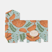 ワイルドフラワーオレンジポピー赤ちゃんシャワー フェイバーボックス (折り畳みなし)