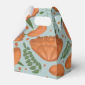 ワイルドフラワーオレンジポピー赤ちゃんシャワー フェイバーボックス (裏面サイド)