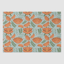 ワイルドフラワーオレンジポピー赤ちゃんシャワー