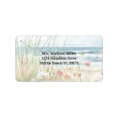 ワイルドフラワーオンザビーチ ラベル (正面)