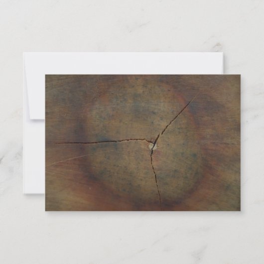 ワイルドフラワーオークウッドウェディングRSVP 出欠カード (裏面)