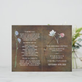 ワイルドフラワーオークウッド結婚式 プログラム (スタンド正面)