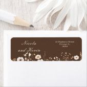 ワイルドフラワーオータム秋結婚フローラ ラベル (インサイチュ)