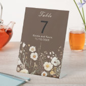 ワイルドフラワーオータム秋結婚フローラ 台座サイン (インサイチュ)