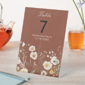 ワイルドフラワーオータム秋結婚フローラ 台座サイン (インサイチュ)