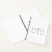 ワイルドフラワーカイロプラクティック、カイロプラクター、背骨、 ノートブック (内部)