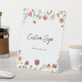 ワイルドフラワーカスタム文字標識 台座サイン (インサイチュ)