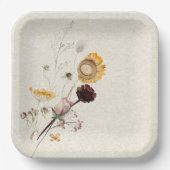 ワイルドフラワーカスタム紙プレート ペーパープレート (正面)