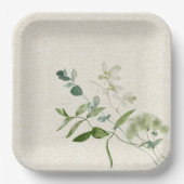 ワイルドフラワーカスタム紙プレート ペーパープレート (正面)