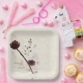 ワイルドフラワーカスタム紙プレート ペーパープレート (パーティー)