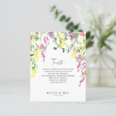 ワイルドフラワーカラフルのウェディングレセプション (スタンド正面)