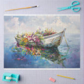 ワイルドフラワーカラフルの切り離し 薄葉紙 (クラフト)