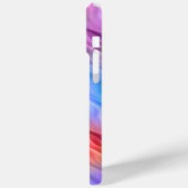 ワイルドフラワーカラフルの波状テクスチャ Case-Mate iPhoneケース (裏面 / 左)