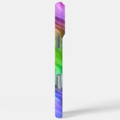 ワイルドフラワーカラフルの波状テクスチャ Case-Mate iPhoneケース (裏面 / 右)