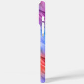 ワイルドフラワーカラフルの波状テクスチャ Case-Mate iPhoneケース (裏面 / 左)