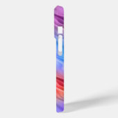 ワイルドフラワーカラフルの波状テクスチャ Case-Mate iPhoneケース (裏面 / 左)