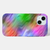 ワイルドフラワーカラフルの波状テクスチャ Case-Mate iPhoneケース (裏面 (横))