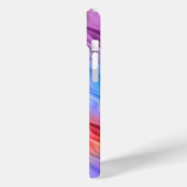 ワイルドフラワーカラフルの波状テクスチャ Case-Mate iPhoneケース (裏面 / 左)