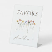 ワイルドフラワーカラフルの誕生日パーティーが好き 台座サイン (正面)