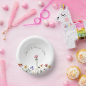 ワイルドフラワーカラフルの誕生日ワイルドフラワーの彼女はワイルドフラワーだ ペーパーボウル (パーティー)