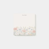 ワイルドフラワーカラフルはノートを投稿 ポストイット (正面)