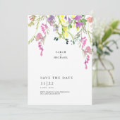 ワイルドフラワーカラフルは日付を保存する セーブザデート (スタンド正面)