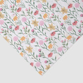 ワイルドフラワーカラフルウォーターのカラーデザイン 薄葉紙 (詳細)