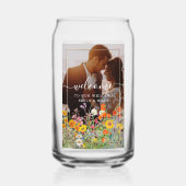 ワイルドフラワーカラフルカントリーのウェディングウェルカムフォト ガラス缶 (裏面)