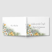 ワイルドフラワーカラフルゲストブック ゲストブック (全面)