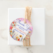 ワイルドフラワーカラフルズガーデンティーパーティーありがとう フェイバータグ (インサイチュ)