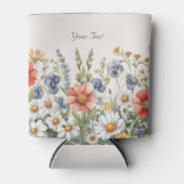 ワイルドフラワーカラフルズクーラーボックス 缶クーラー (正面)